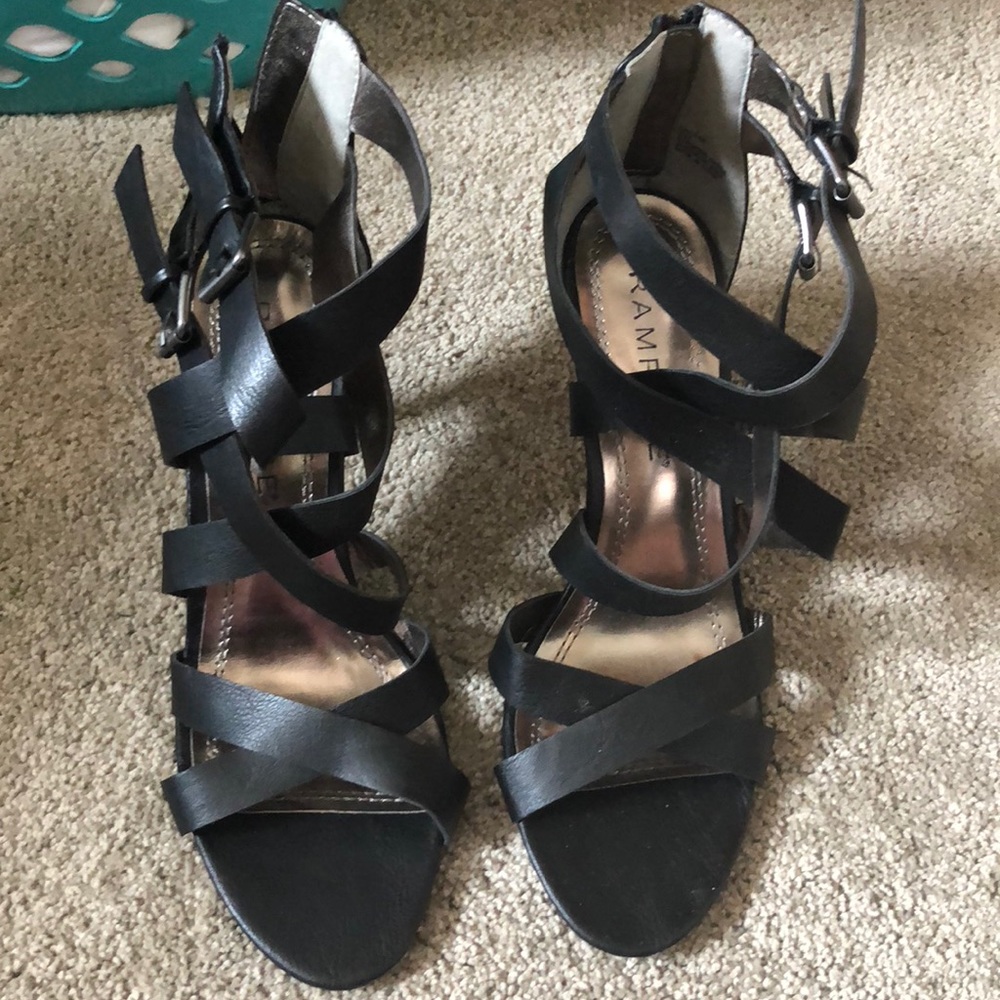 Black rampage heels